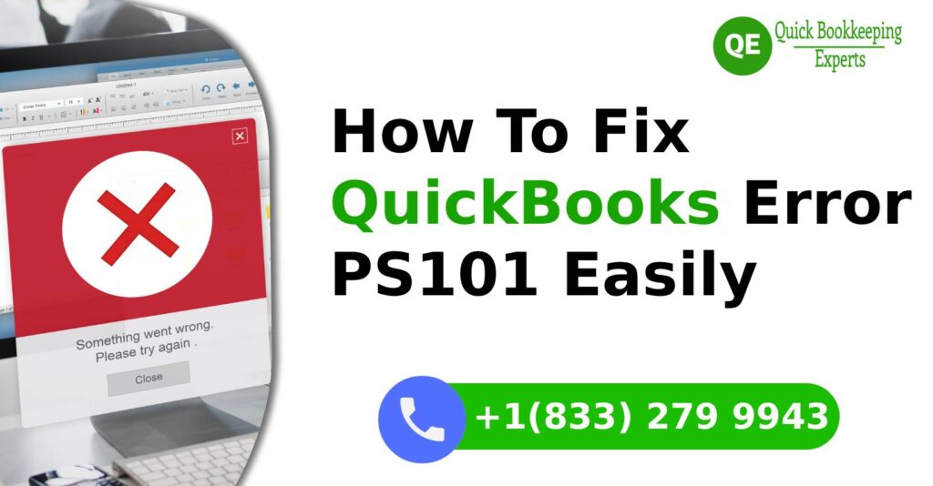 Fix QuickBooks Error PS101