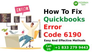 Fix QuickBooks Error Code 6190