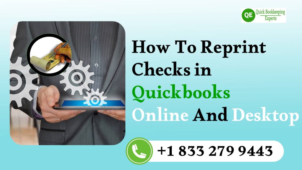 How To Reprint Checks in QuickBooks Online And Desktop