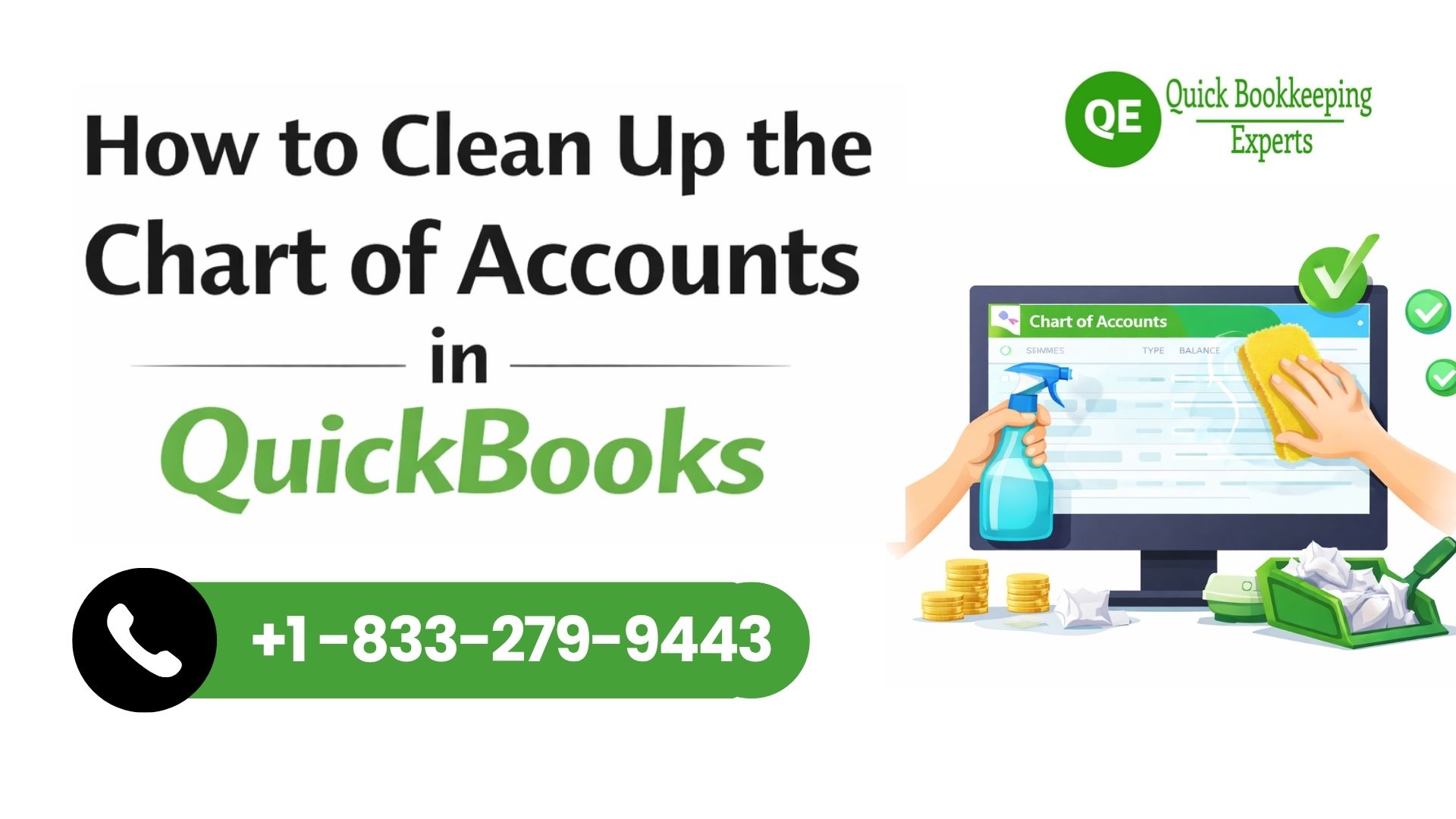 How to clean up the chart of accounts in Qb