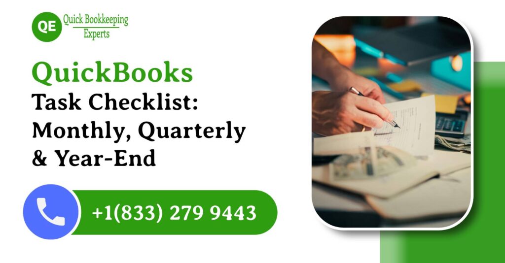 QuickBooks Task Checklist