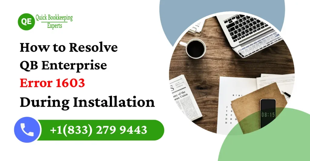 fix quickbooks enterprise error 1603