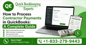 how process contractor payments quickbooks