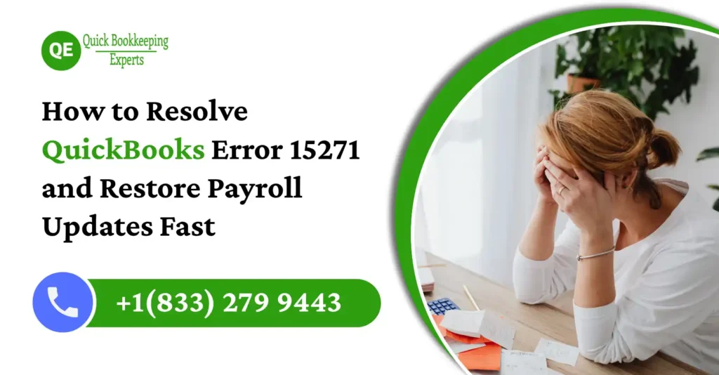 resolve quickbooks error 15271