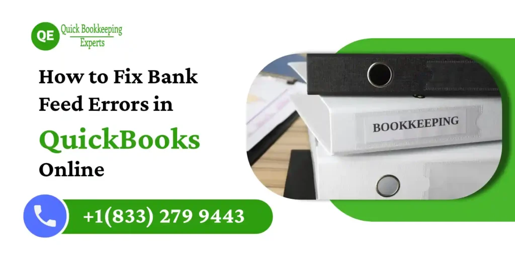 fix bank feed error in quickbooks