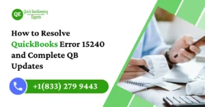 fix quickbooks error 15240