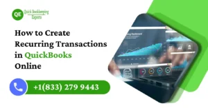 recurring transaction in quickbooks