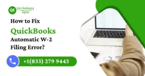 quickbooks automatic w-2 error